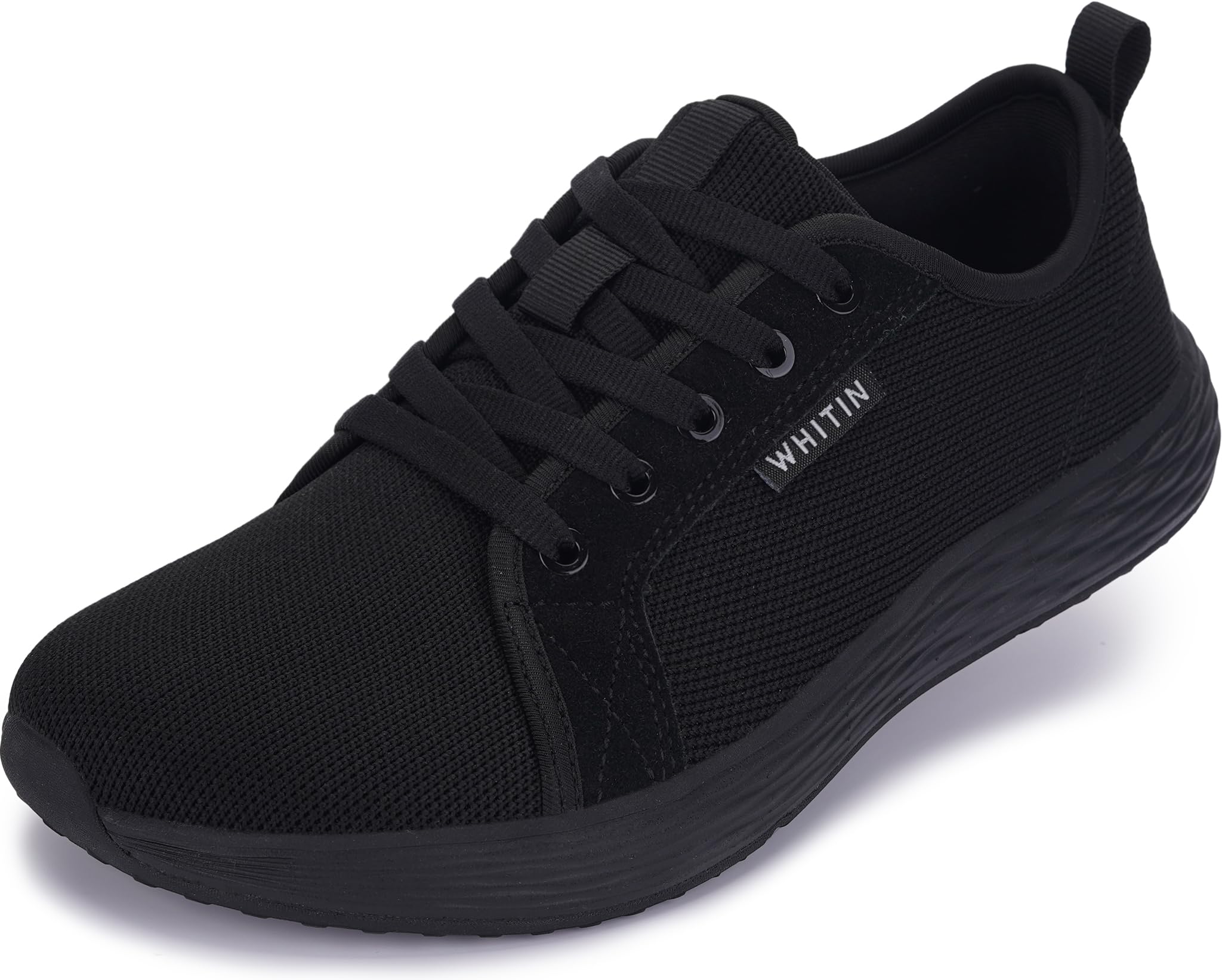 WHITIN Women's Zero Drop Walking Shoes for Elderly with Diabetic Neuropathy and Edema Black
| WHITIN Women's Size 10W W